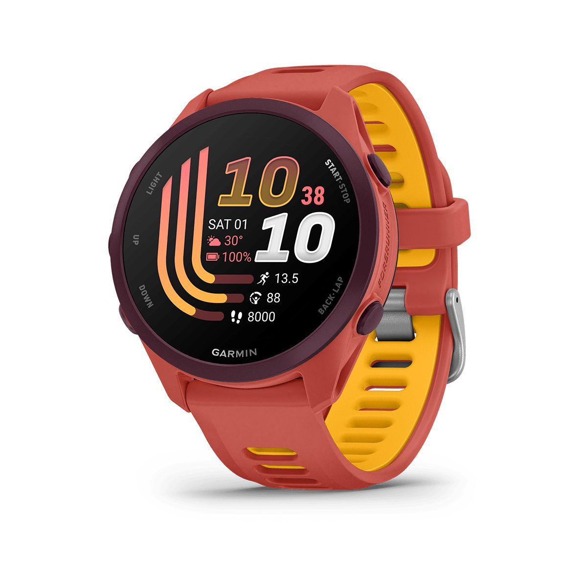Reloj Garmin Forerunner 170 Music Red Pink/Mango Band img #1