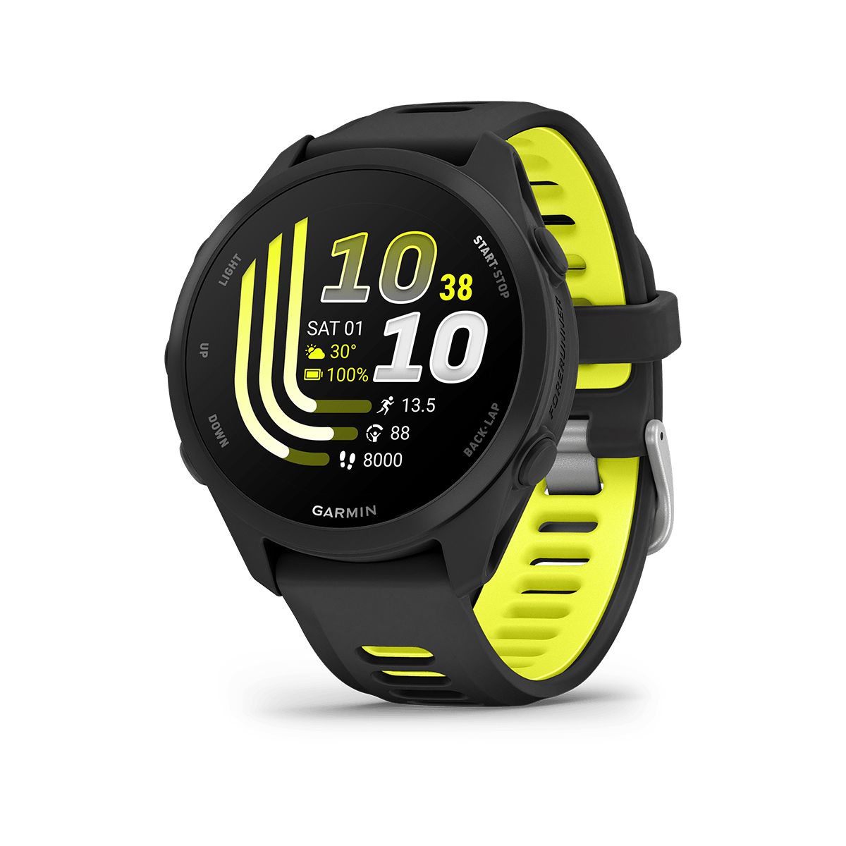 Reloj Garmin Forerunner 170 Music Black/Yellow Band img #1