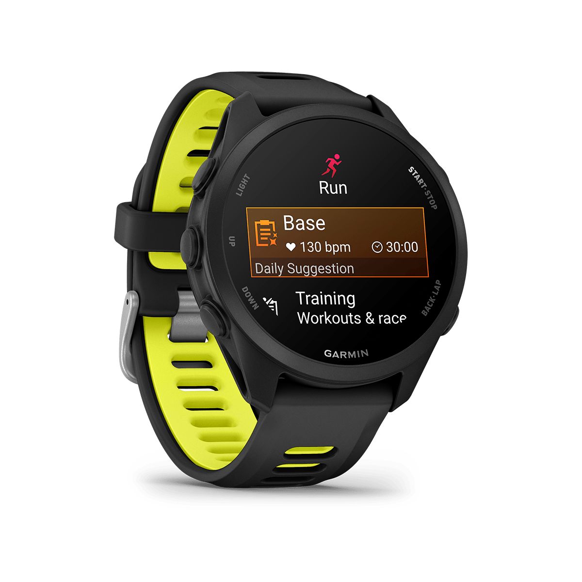 Reloj Garmin Forerunner 170 Music Black/Yellow Band img #2