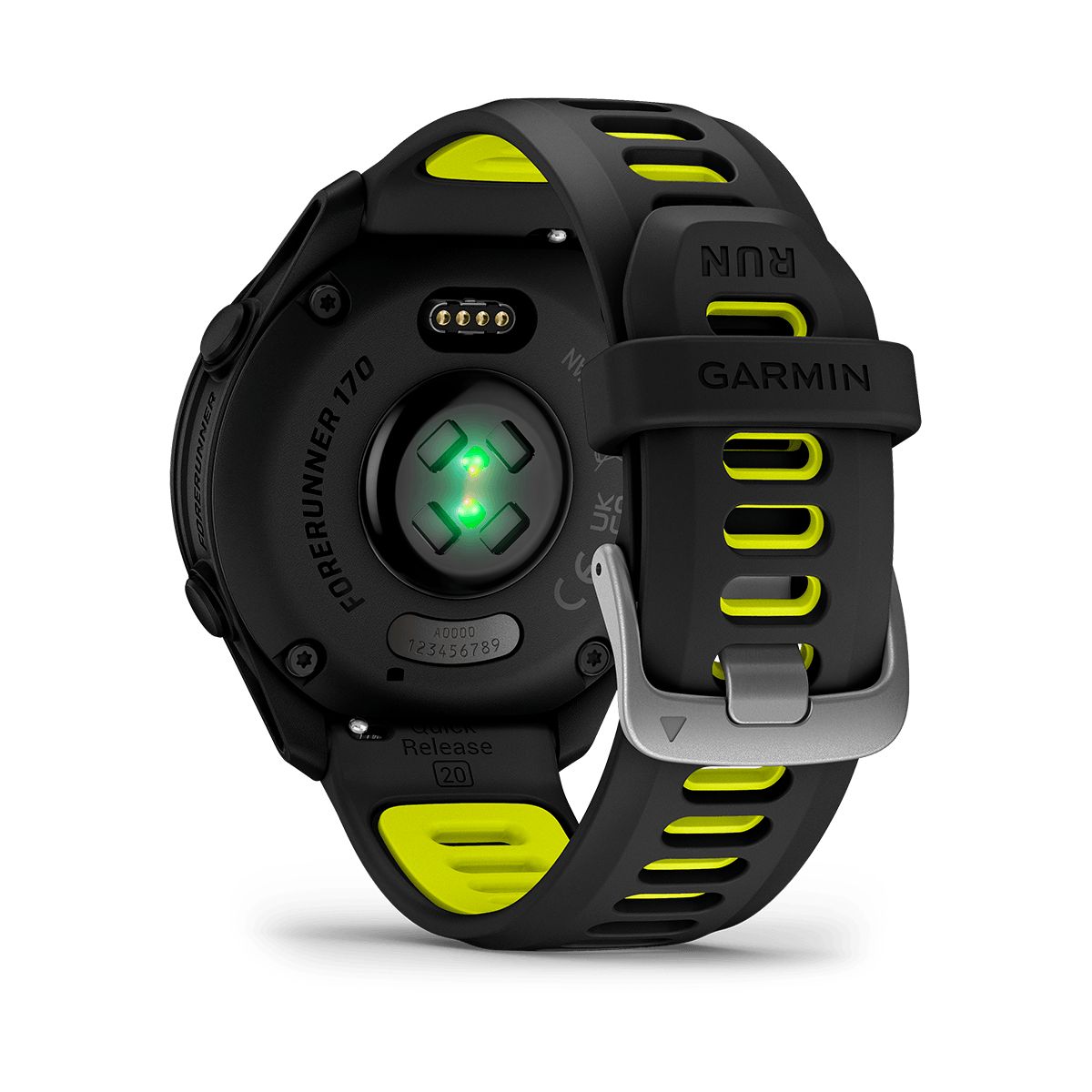 Reloj Garmin Forerunner 170 Music Black/Yellow Band img #5