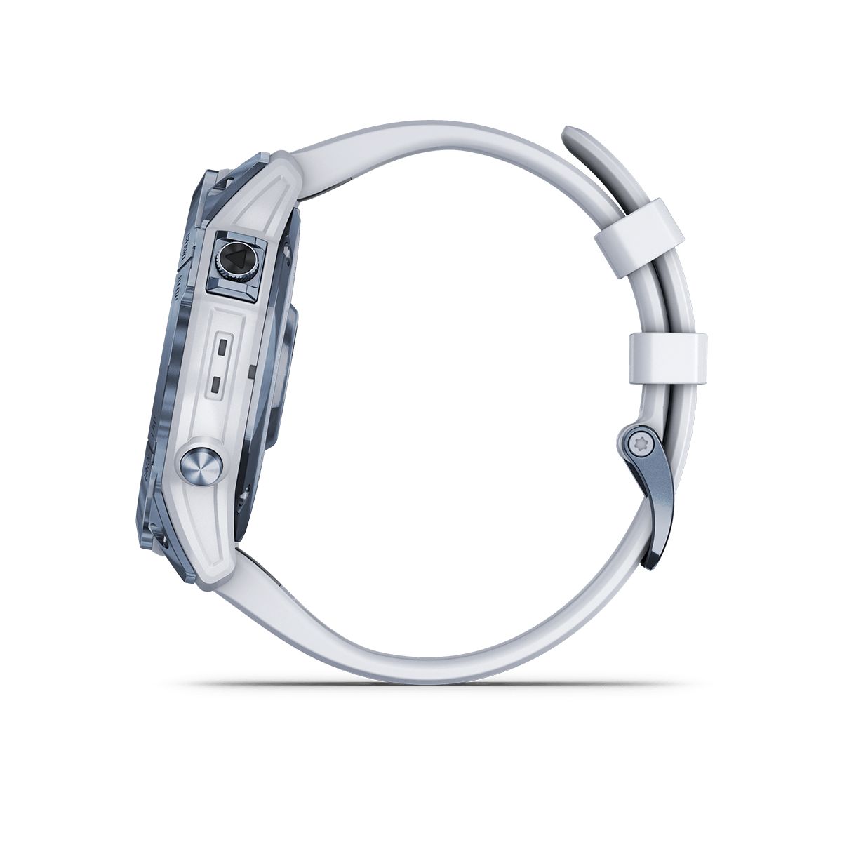 Reloj Fenix 7X Zafiro Solar Azul Mineral con Banda Blanca img #6