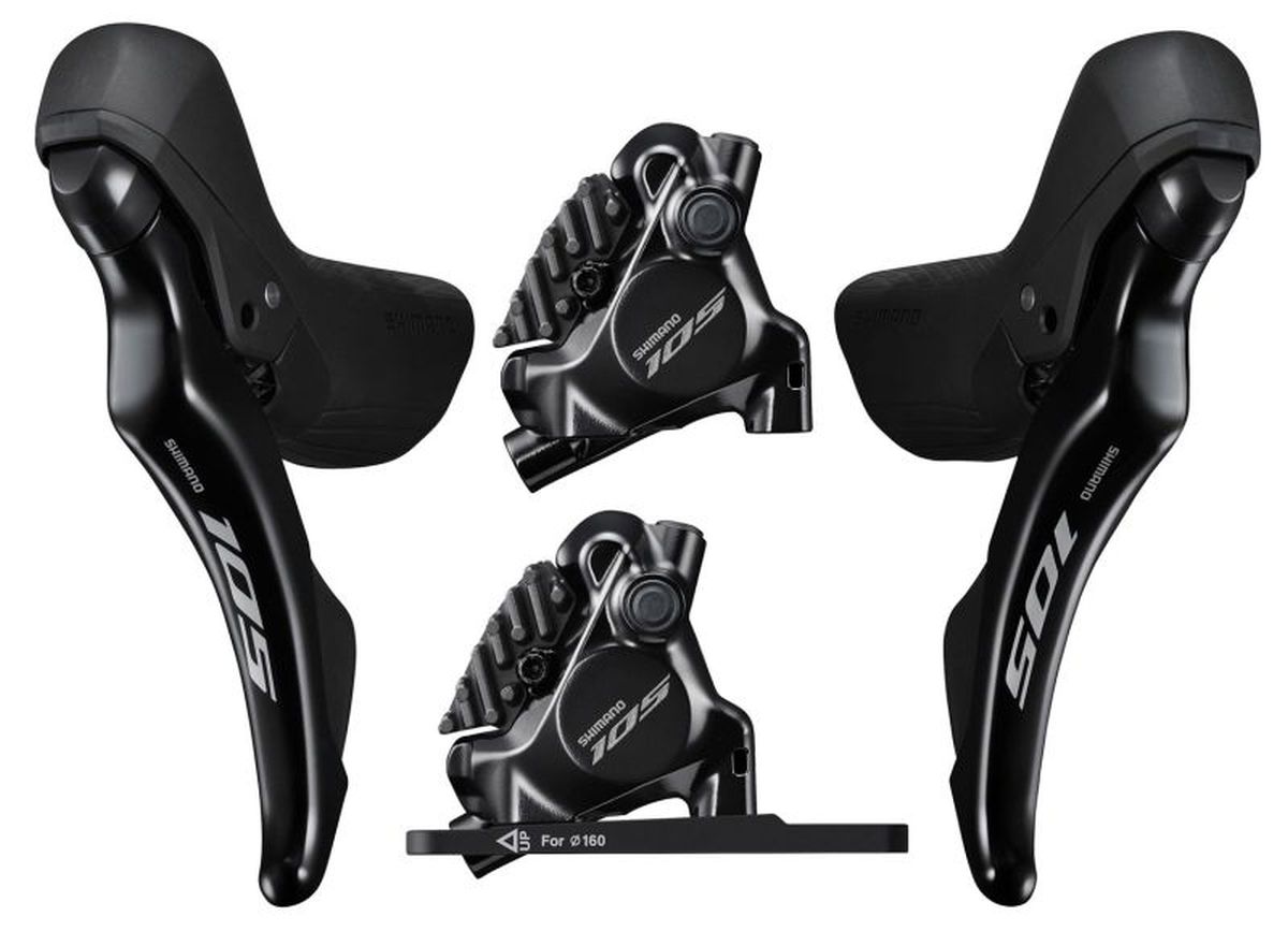 Manilares Shimano Ruta DH ST-R7120/BR-R7170 105 12v img #1