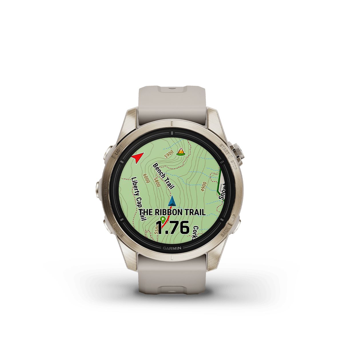 Reloj Epix Pro Gen2 Edición Zafiro 42mm Dorado Correa Beige img #4