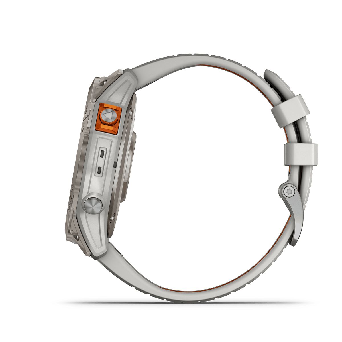Reloj Fenix 7X Pro Zafiro Solar Ti Banda Gris Niebla/Naranja img #2