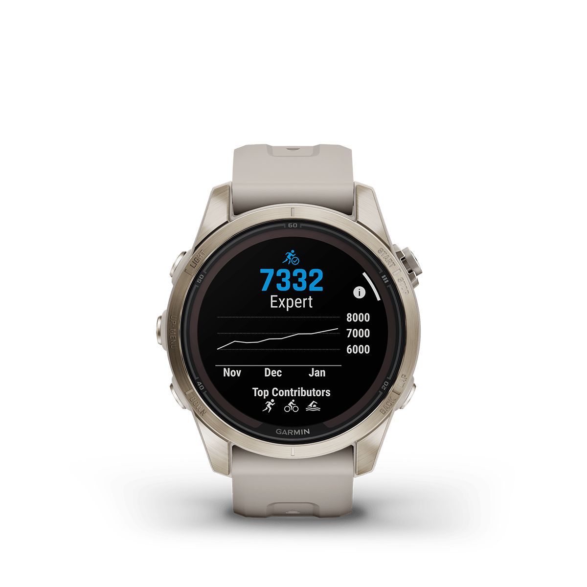 Reloj Fenix 7S Pro Zafiro Solar Oro Suave Arena Clara img #5