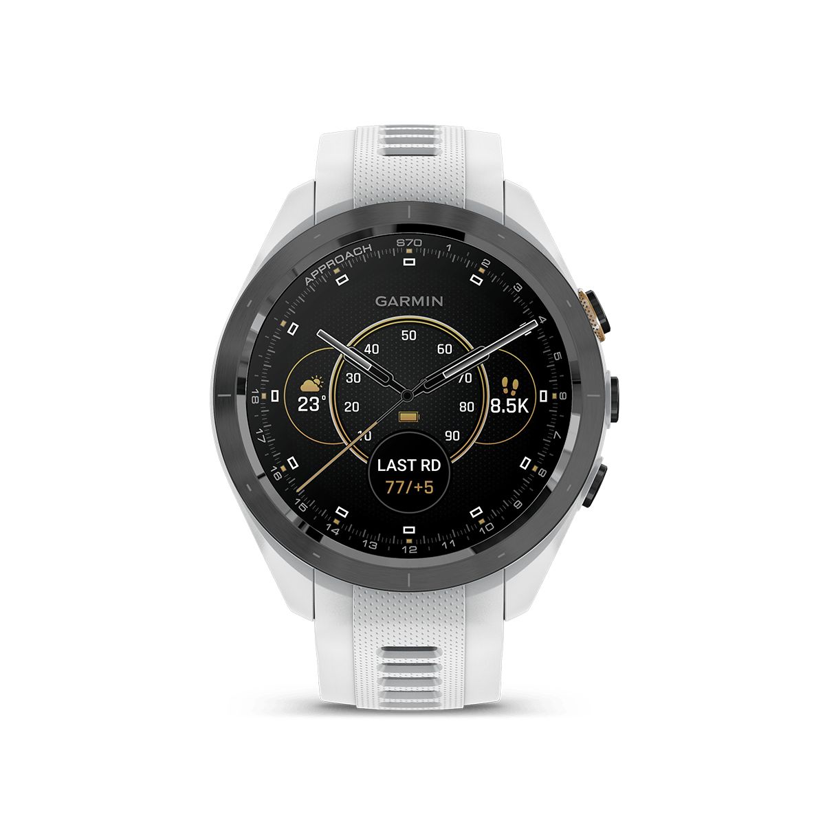 Reloj Garmin Approach S70 47mm Bisel Cerámica Blanca img #5