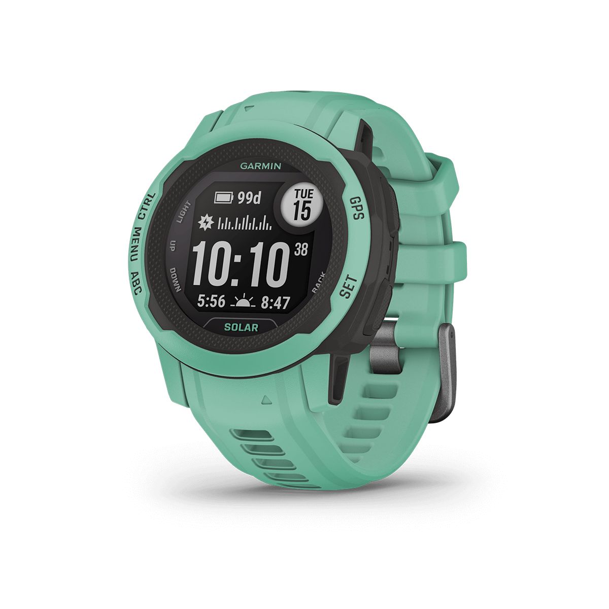 Reloj Garmin Instinct 2S Solar Neo Tropic Verde img #1