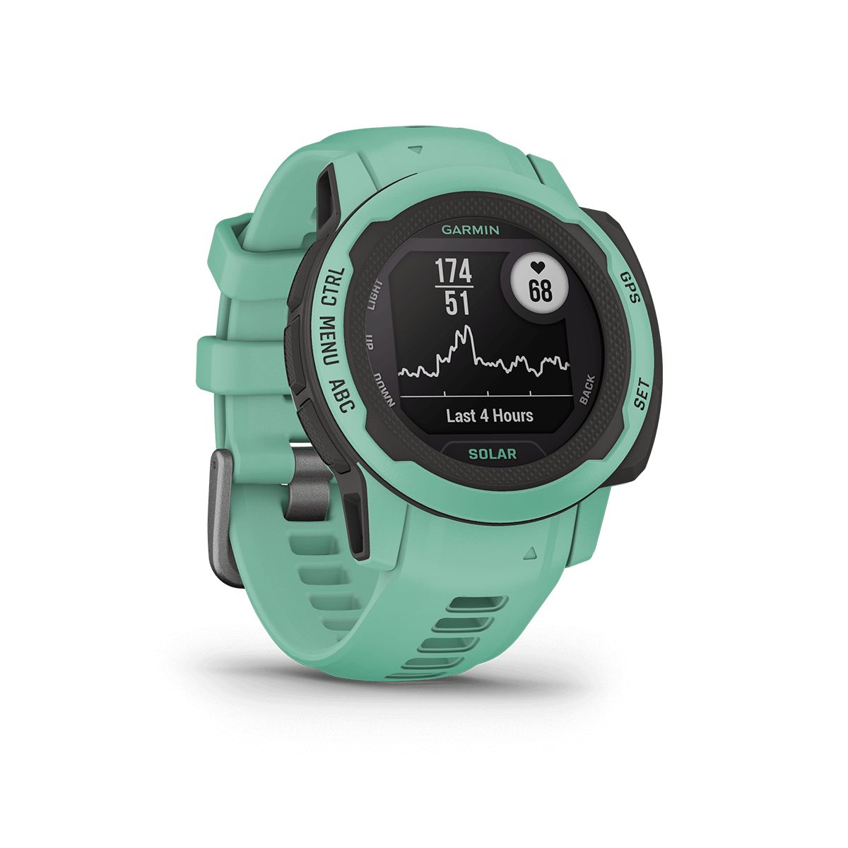 Reloj Garmin Instinct 2S Solar Neo Tropic Verde img #2