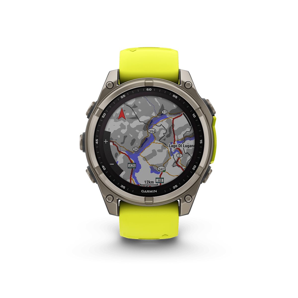 Reloj Garmin Fenix 8 47mm Solar Zafiro Titanio Amarilla img #7