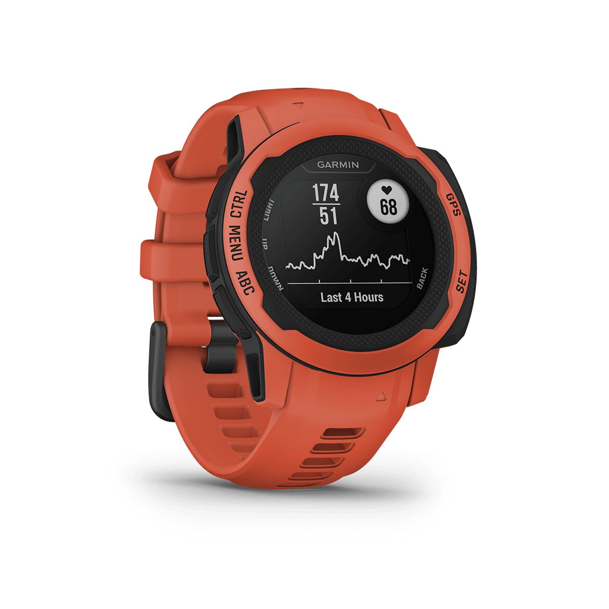 Reloj Garmin Instinct 2S Poppy Naranja img #2