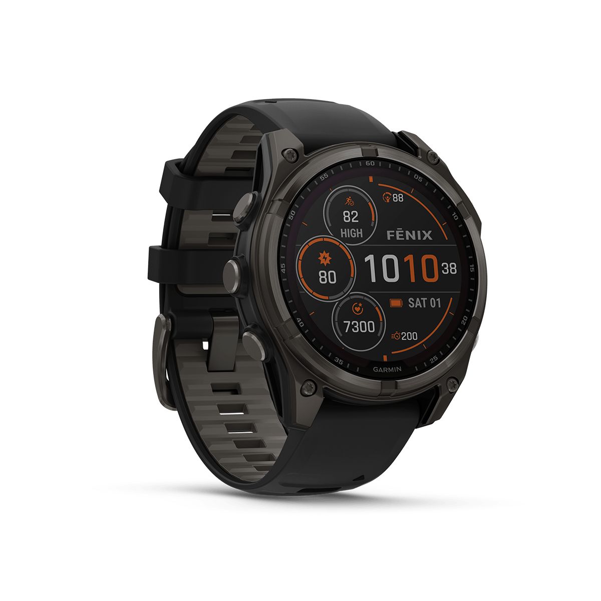 Reloj Garmin Fenix 8 47mm Solar Zafiro Titanio DLC Gris Ngra img #4
