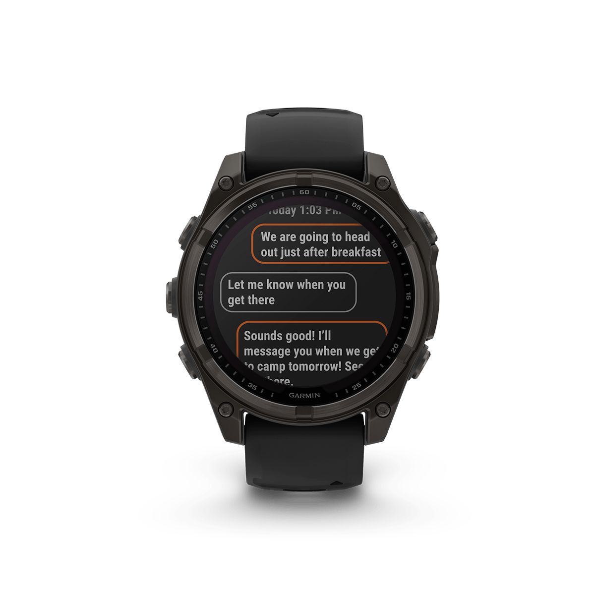 Reloj Garmin Fenix 8 47mm Solar Zafiro Titanio DLC Gris Ngra img #6