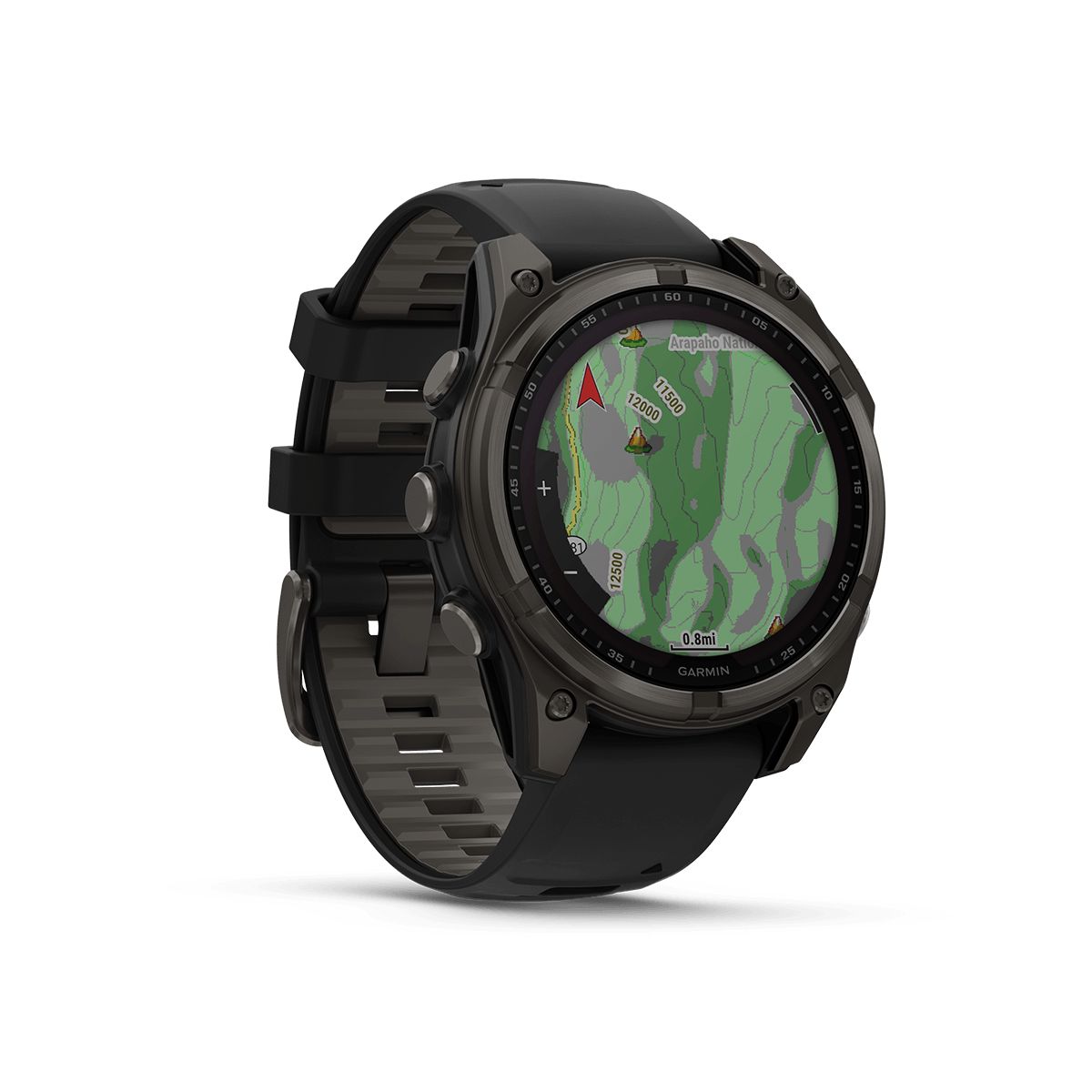 Reloj Garmin Fenix 8 47mm Solar Zafiro Titanio DLC Gris Ngra img #5