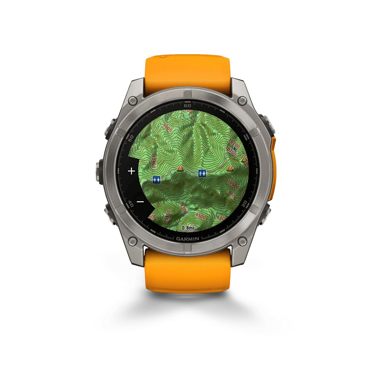 Reloj Garmin Fenix 8 51mm Amoled Zafiro Titanio Naranja img #7