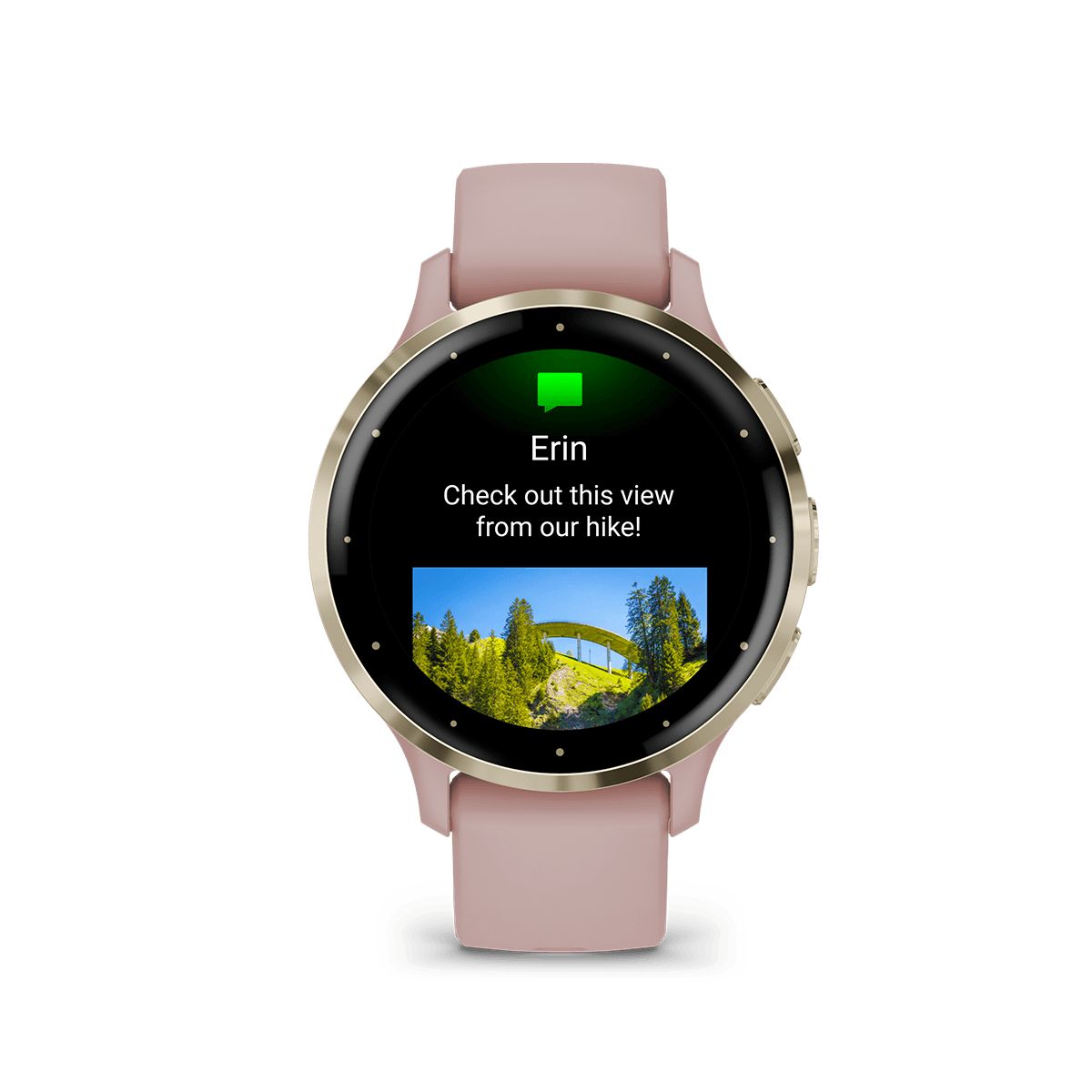 Reloj Venu 3S Dust Rose Soft Gold NA Rosado img #1