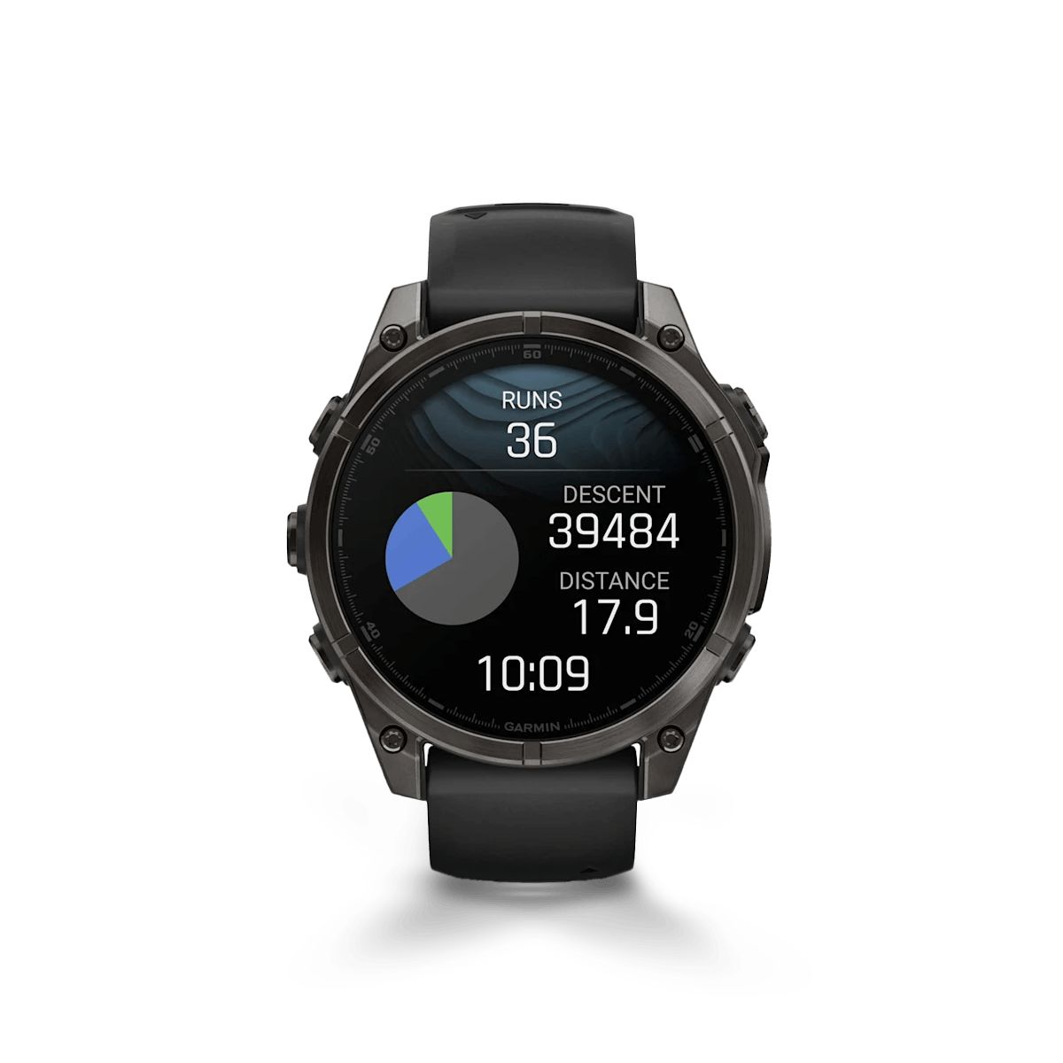 Reloj Garmin Fenix 8 47mm Amoled Zafiro Titanio DLC Gris img #1
