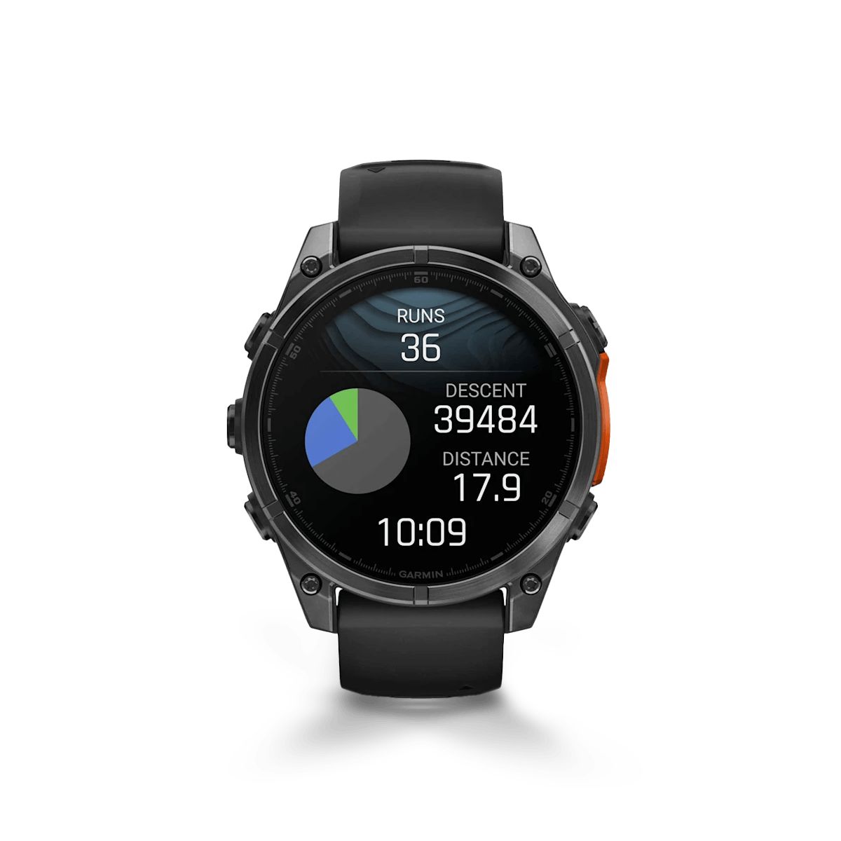 Reloj Garmin Fenix 8 47mm Amoled Gris Pizarra Negra img #2