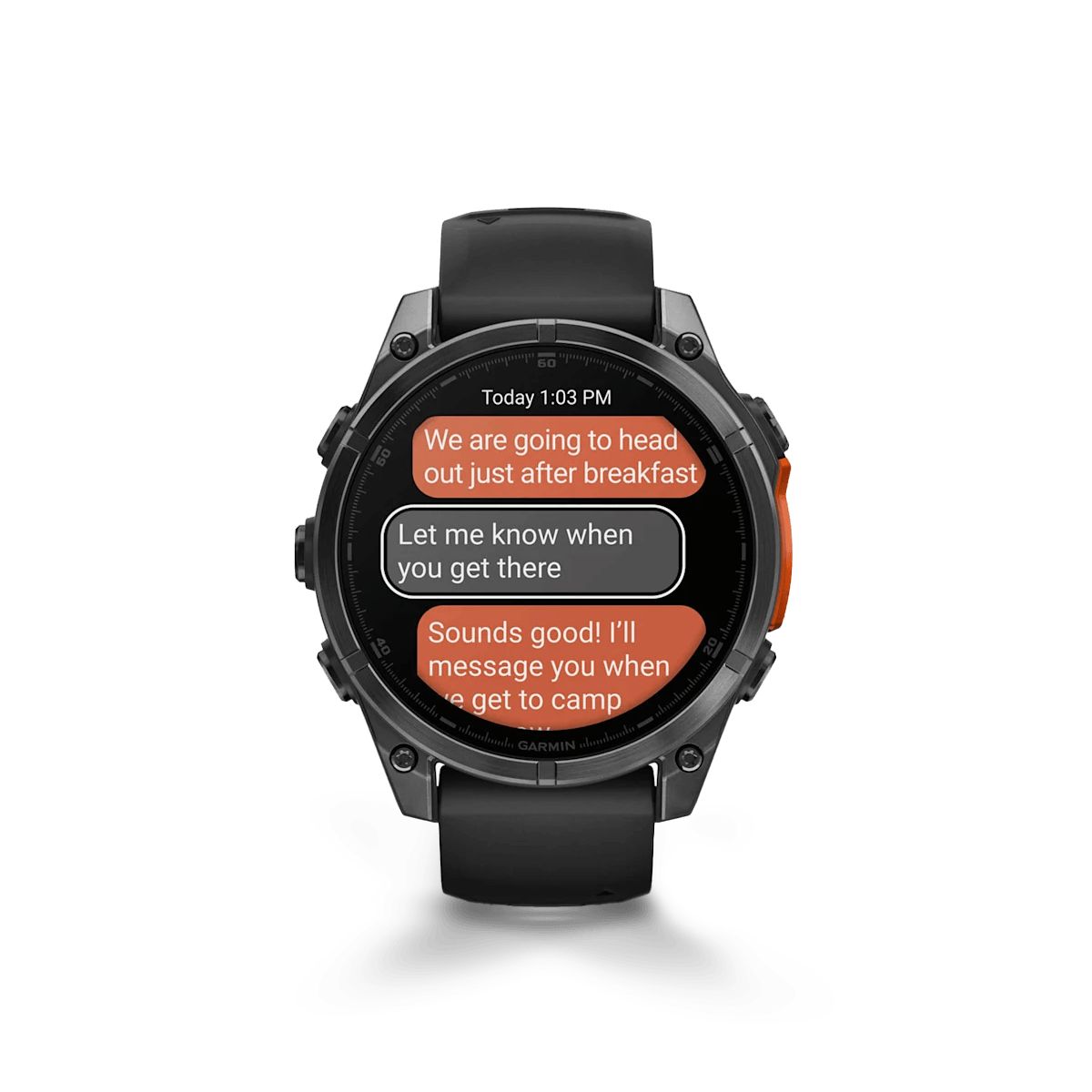 Reloj Garmin Fenix 8 47mm Amoled Gris Pizarra Negra img #6