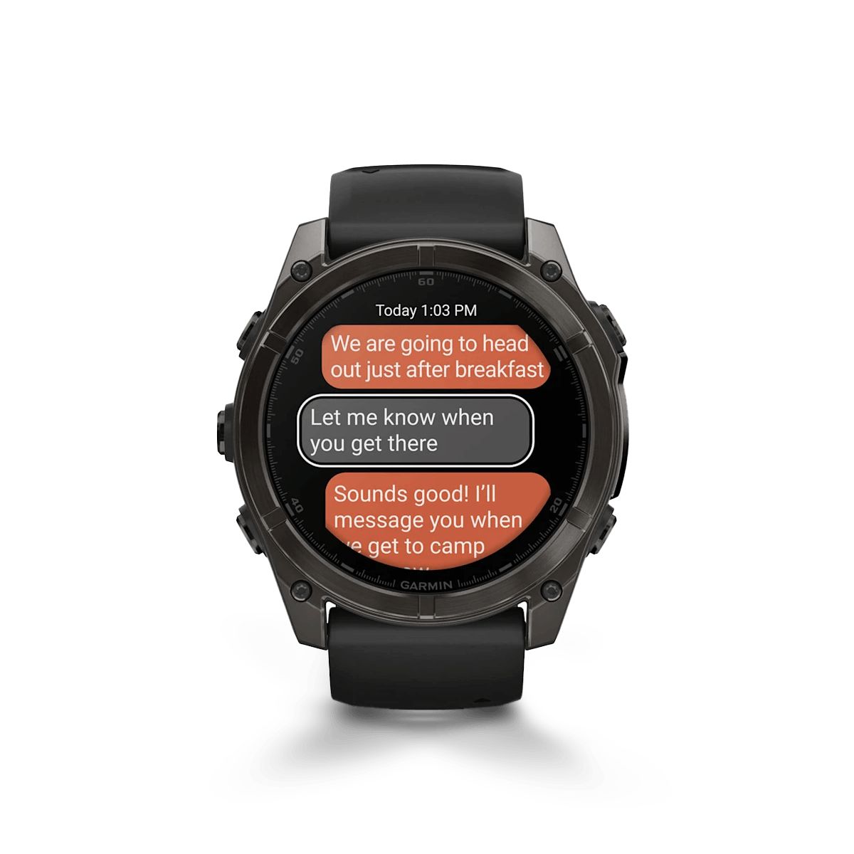 Reloj Garmin Fenix 8 51mm Amoled Zafiro Titanio DLC Gris Ngr img #8