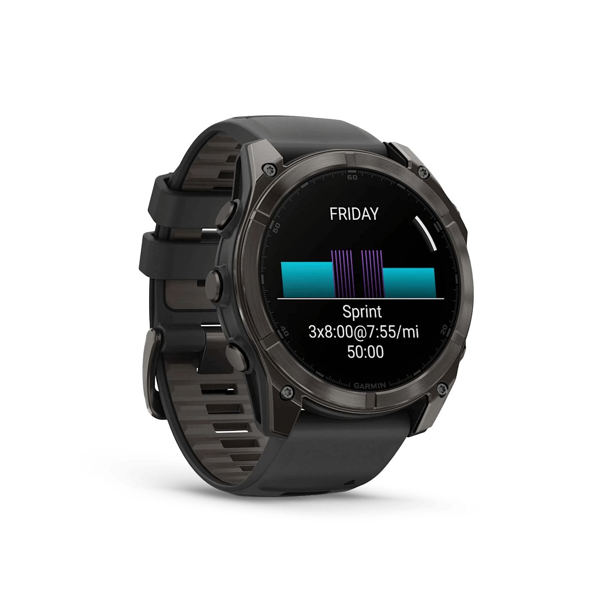 Reloj Garmin Fenix 8 51mm Amoled Zafiro Titanio DLC Gris Ngr img #5