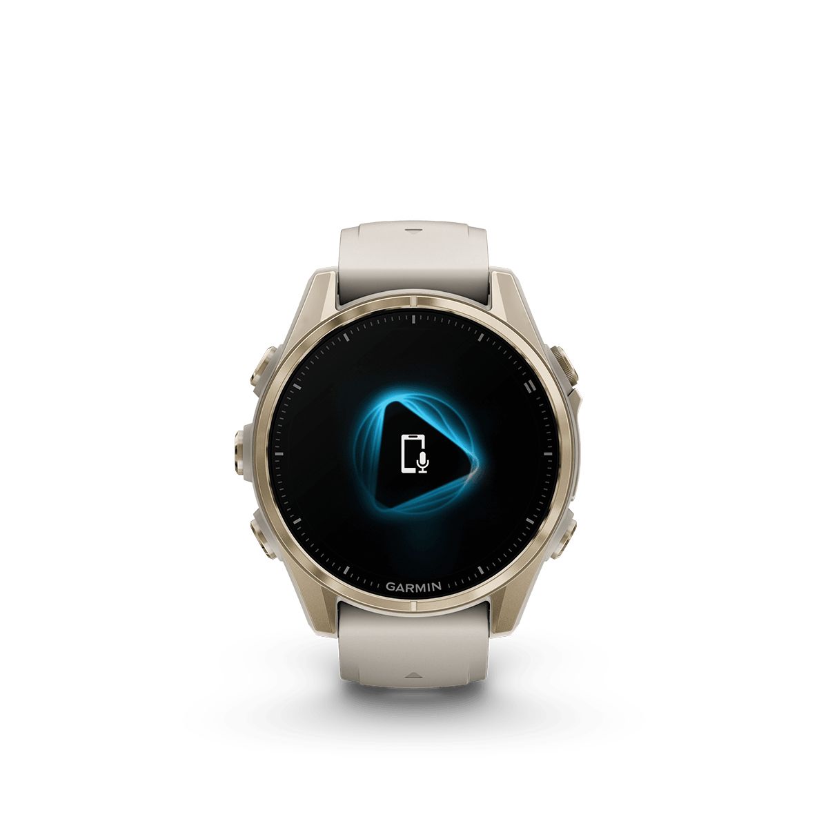 Reloj Garmin Fenix 8 43mm Amoled Oro Zafiro Gris img #6
