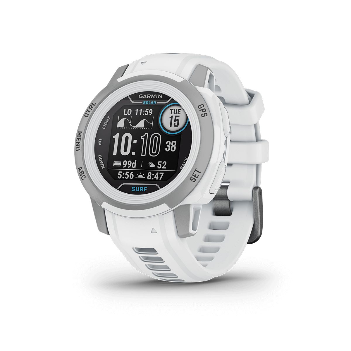 Reloj Garmin Instinct 2S Solar Surf Ericeira Blanco img #1