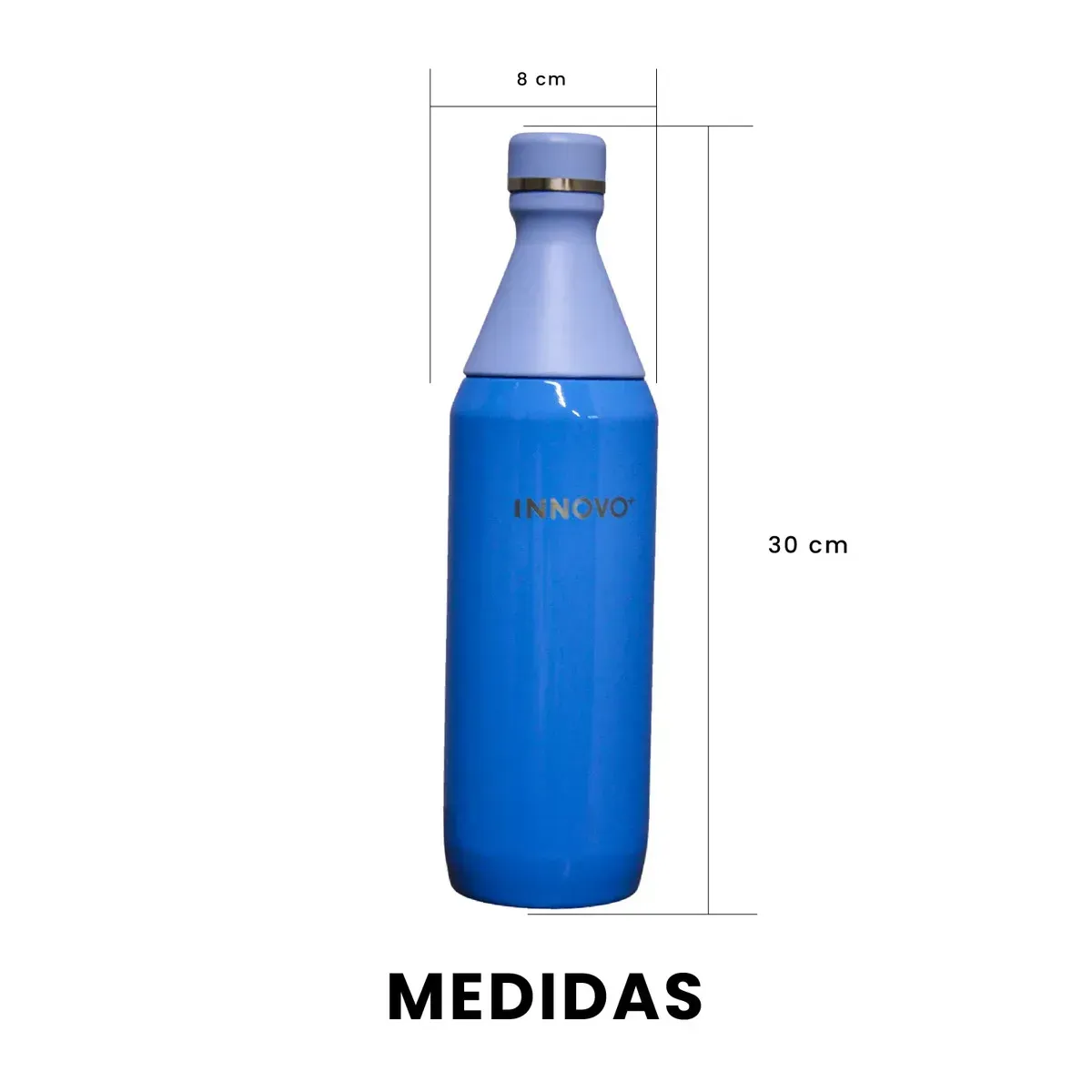 Termo Premium Innovo Hidratación Helada Acero Inoxidable 1 Litro Azul img #6