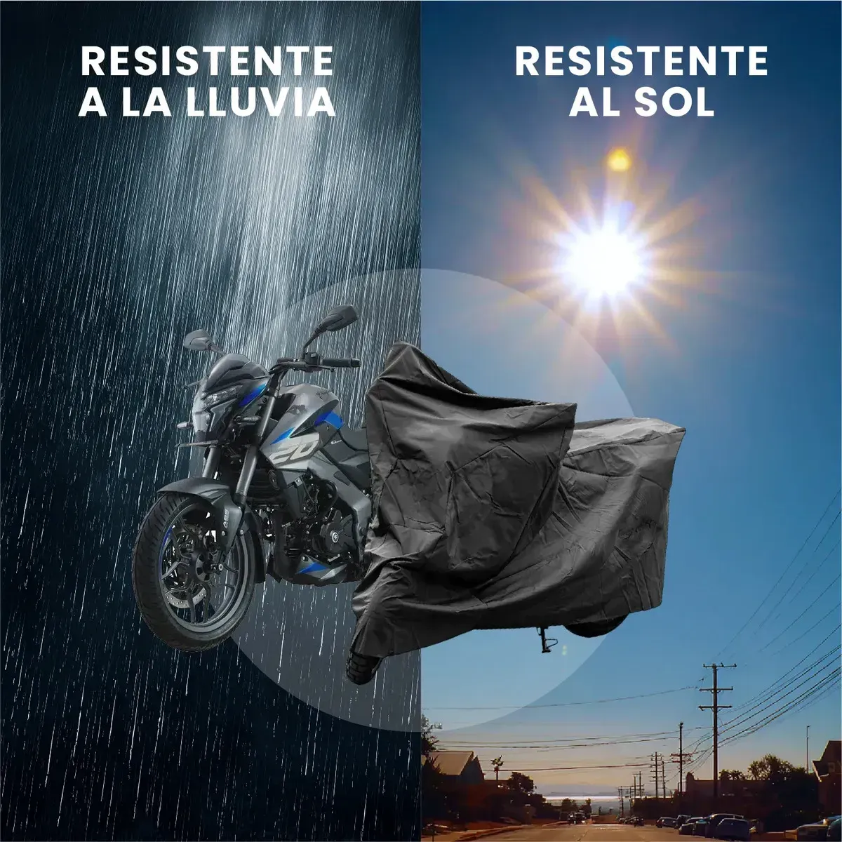 Funda Pijama Protectora Para Motocicleta Impermeable Antifluidos Protección Uv img #5