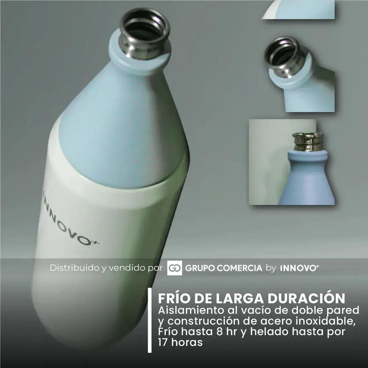 Termo Innovo Premium 1000ml Acero Inoxidable Doble Pared Aislado Al Vacío 34oz img #4