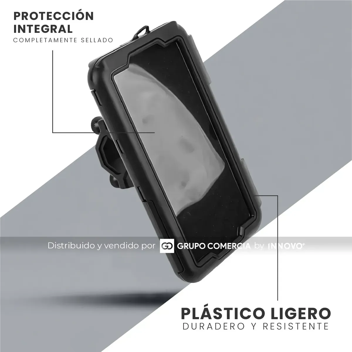 Soporte Celular Moto Bicicleta Impermeable 360° De Manubrio img #5