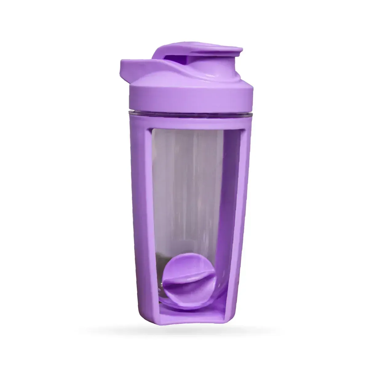Shaker Pro 500ml Vaso Mezclador Proteína Fit Con Agitador Integrado Lila img #1