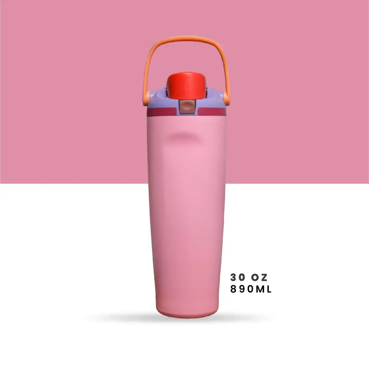 Termo Acero Inoxidable De Doble Pared (30oz) Pink Rose Premium img #7