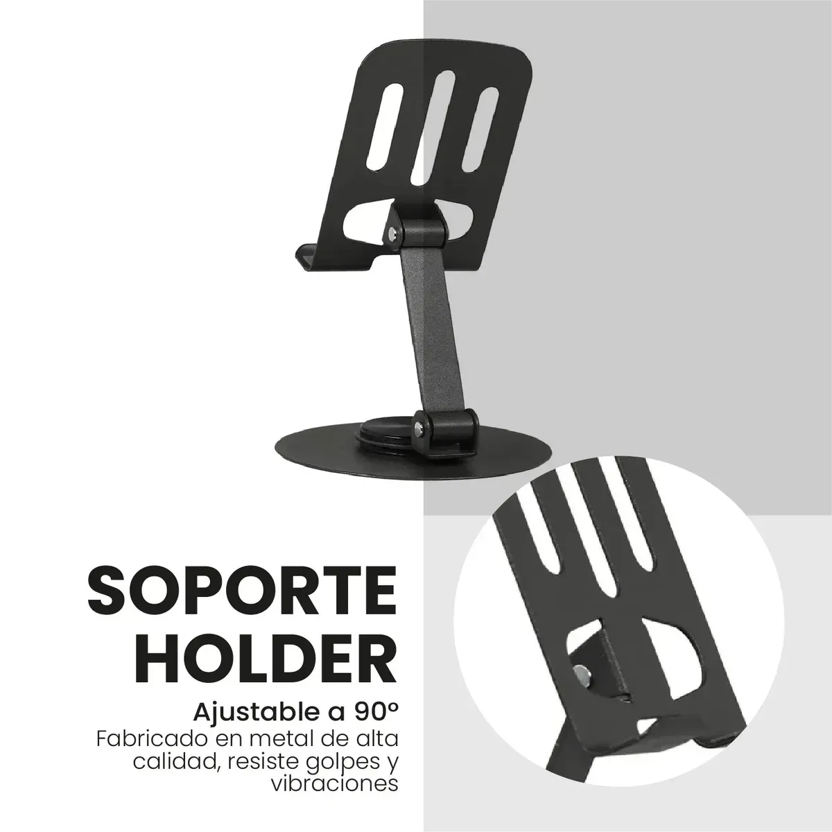 Soporte Holder Para Celular Tablet Metálico Ajustable 360°alta Resistencia img #5