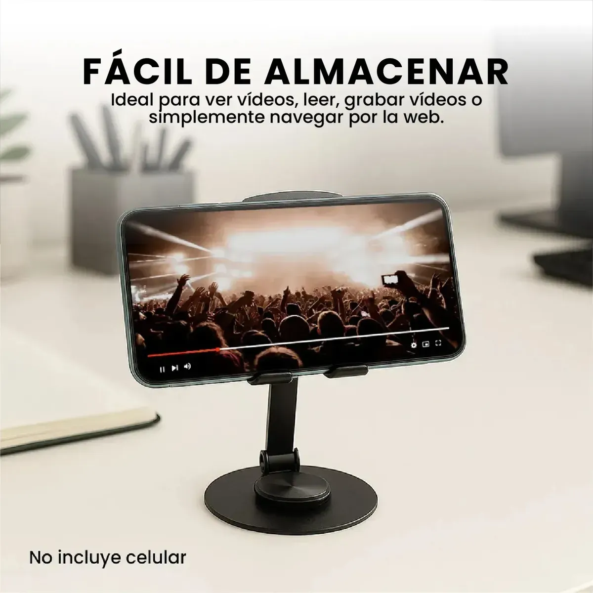 Soporte Holder Para Celular Tablet Metálico Ajustable 360°alta Resistencia img #4