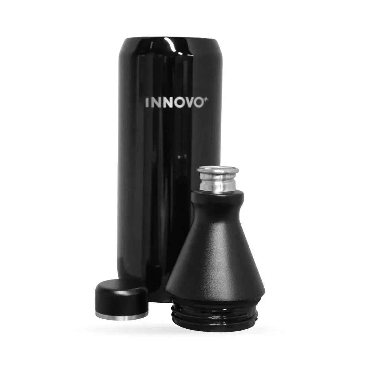 Termo Botella Acero Inoxidable Innovo 590ml Doble Capa Frío Black img #3