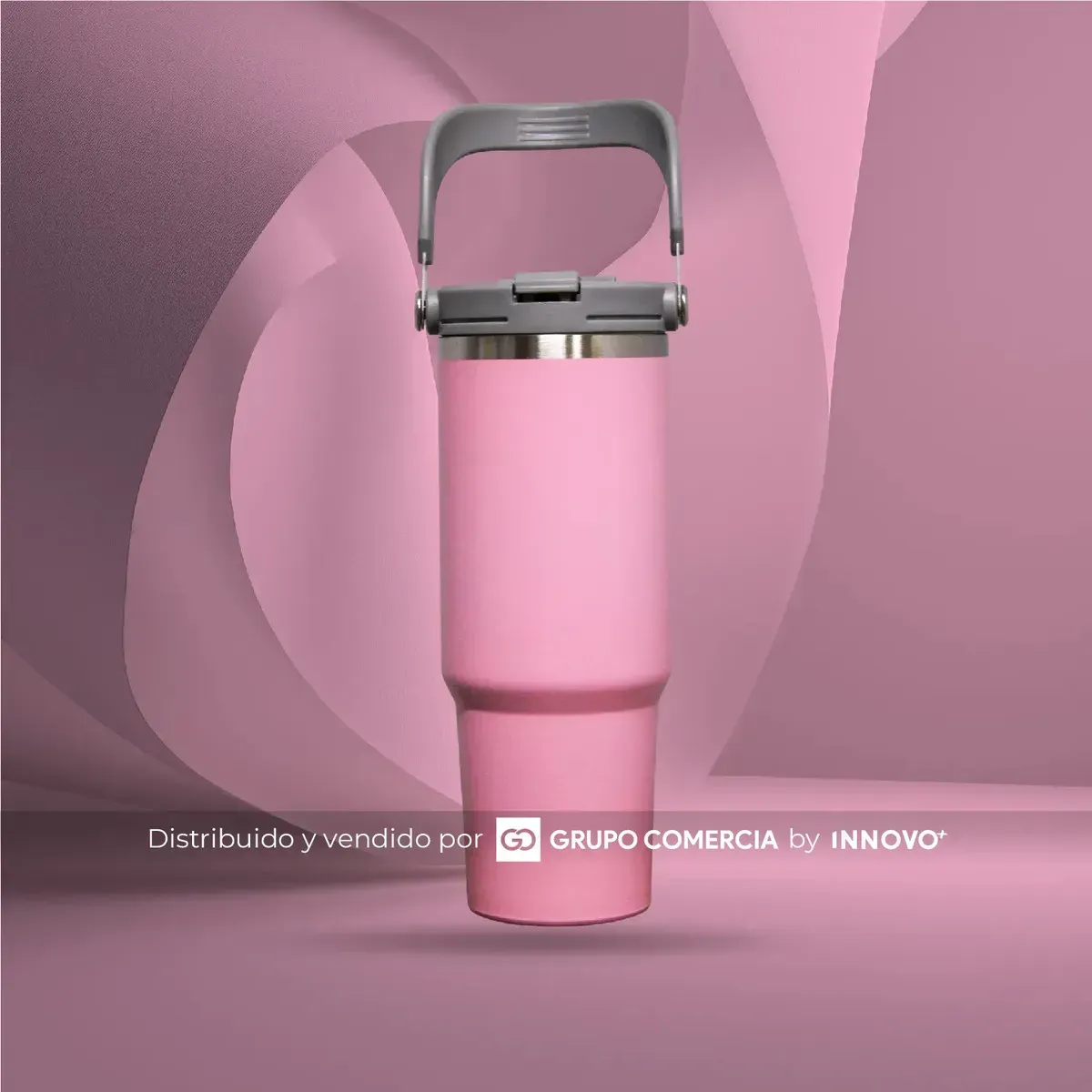 Termo 900 Ml Premium Acero Inoxidable Pink Rose Premium img #4