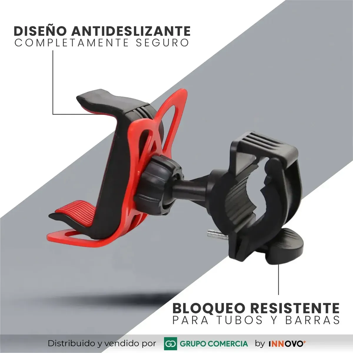 Soporte Para Moto Telefono Bicicleta Scooter Ajustable img #4