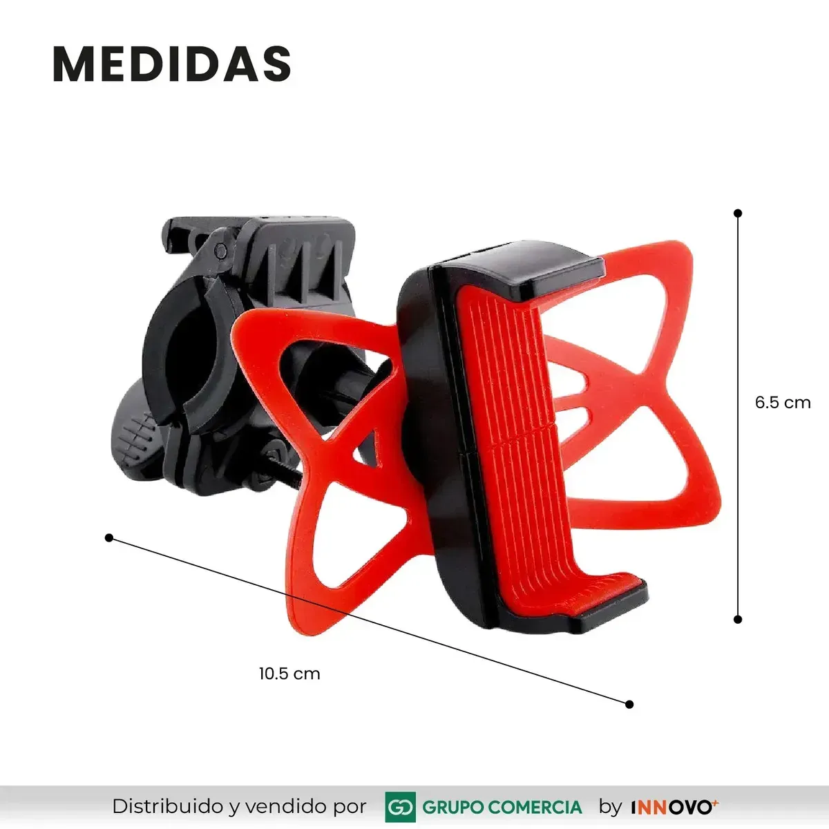 Soporte Para Moto Telefono Bicicleta Scooter Ajustable img #6