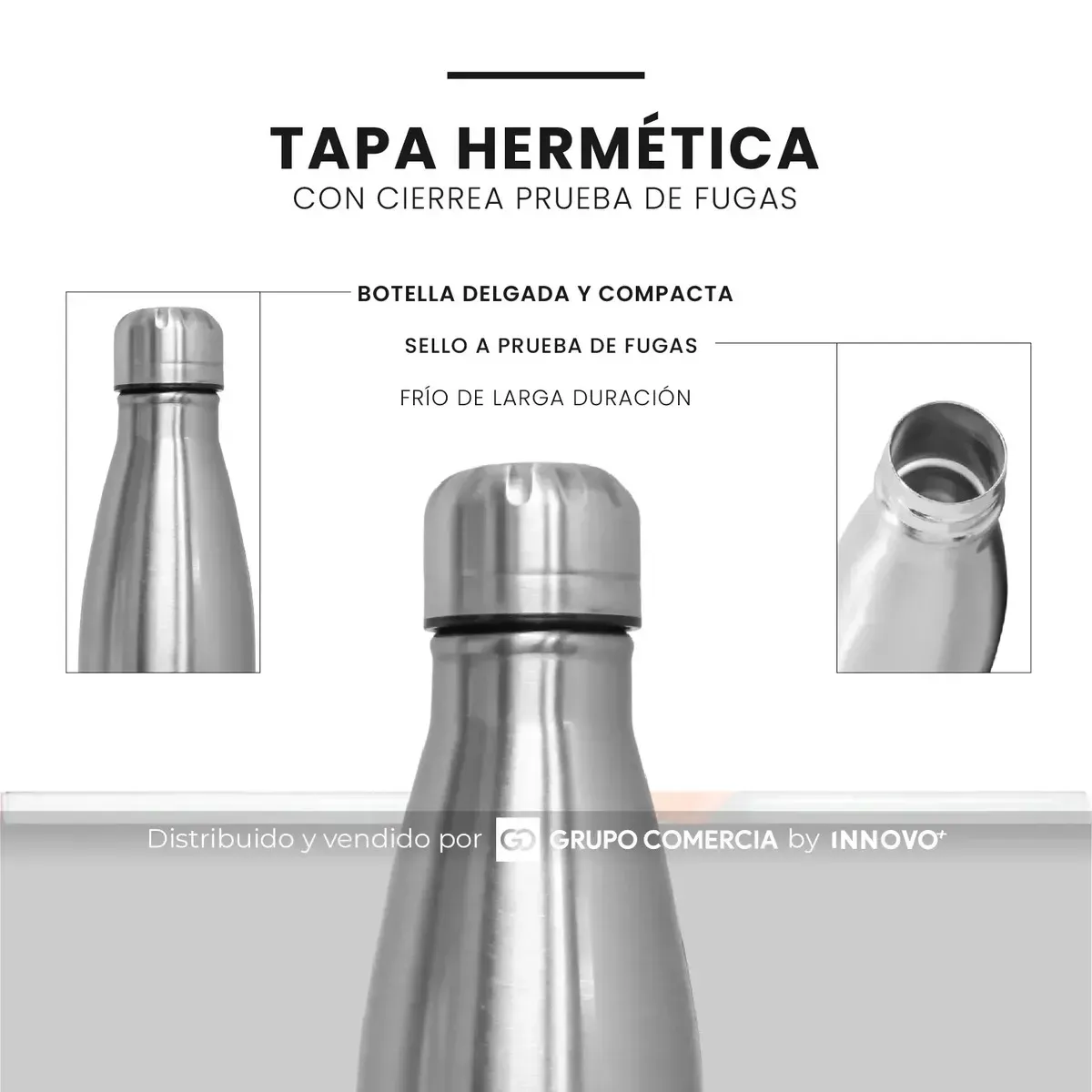 Termo Silver Acero Inoxidable 750ml Premium img #4