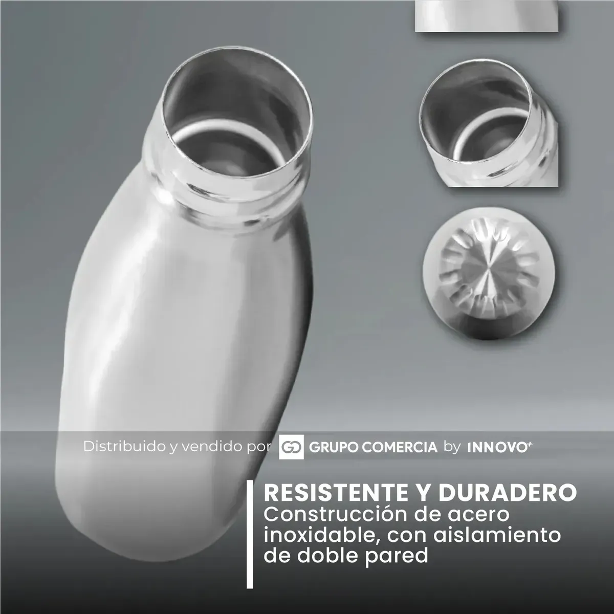 Termo Silver Acero Inoxidable 750ml Premium img #3