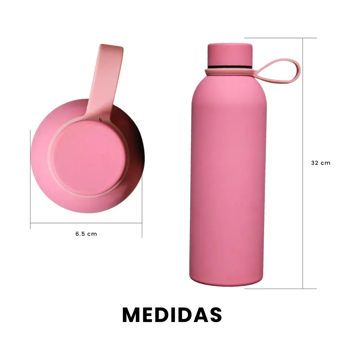 Termo Acero Inoxidable 500 Ml Rosado Lili Mate Premium img #8