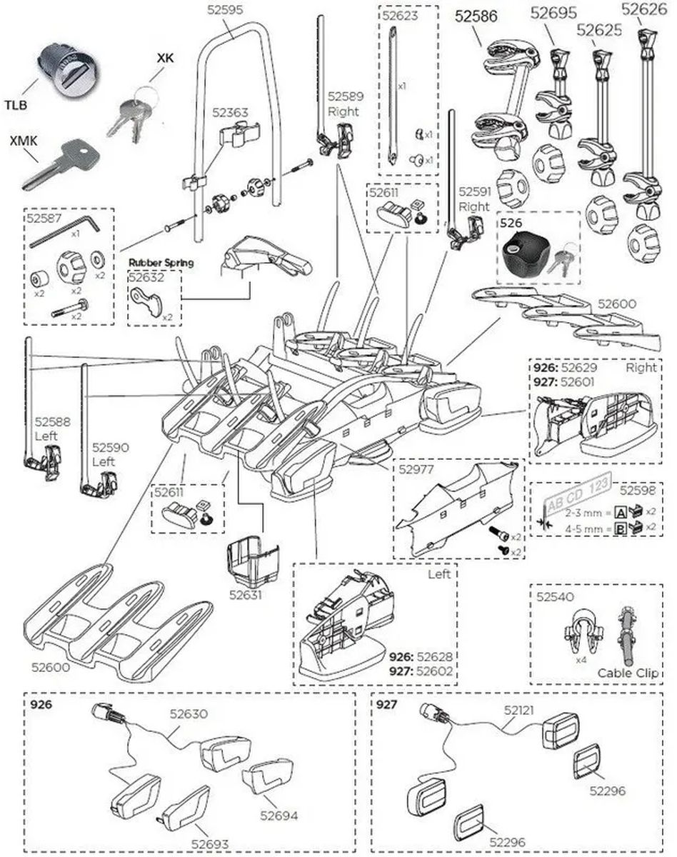 Adaptador Thule VeloCompact Corto img #4