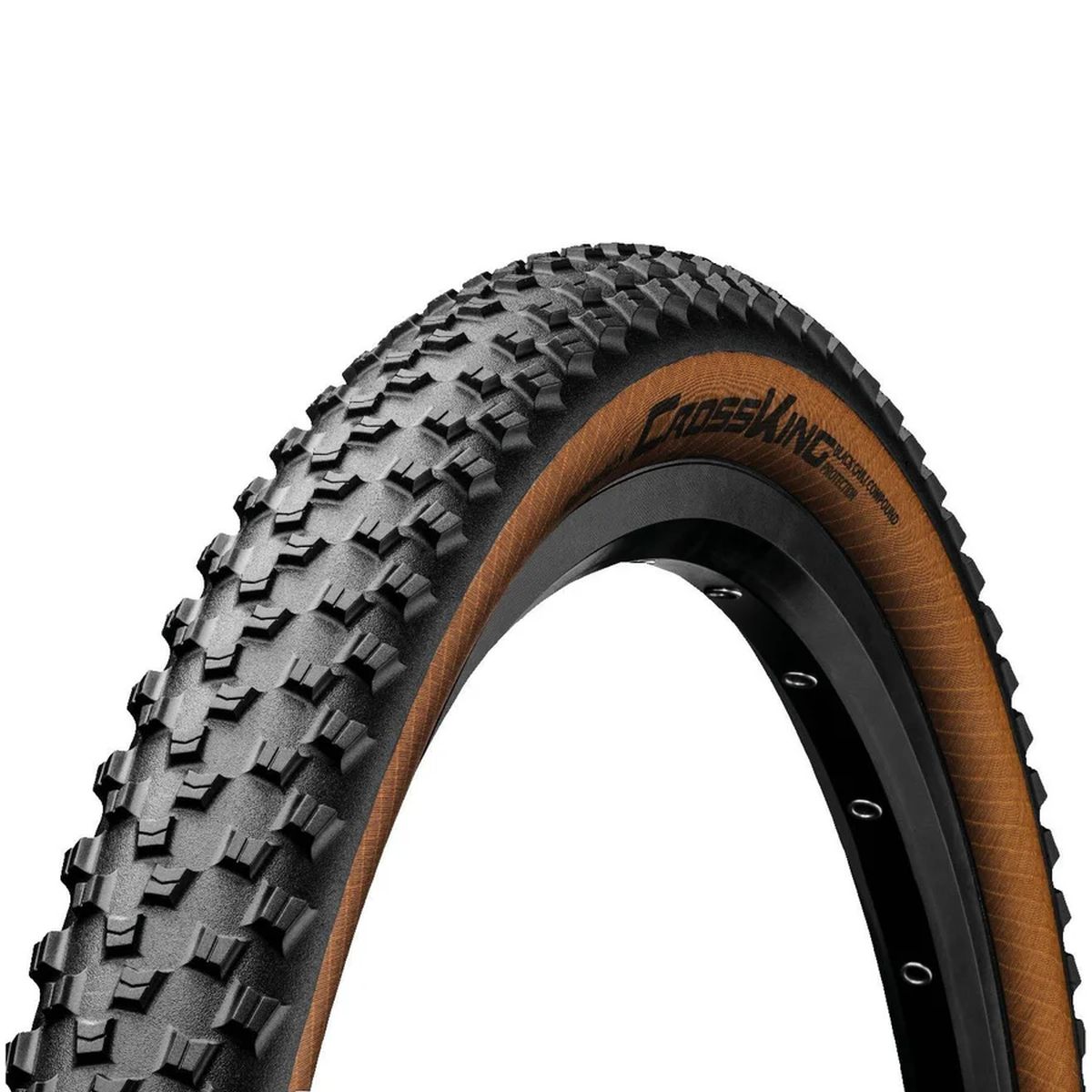 Llanta Continental Cross King PT Kevlar 29" Negra/Café img #1