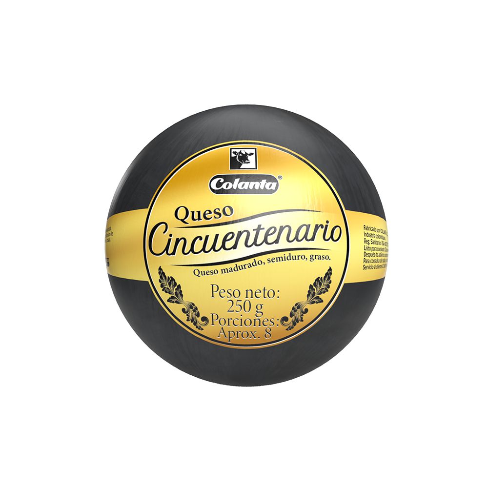 Queso  COLANTA cincuentenario maduro semiduro  (250  gr) img #1