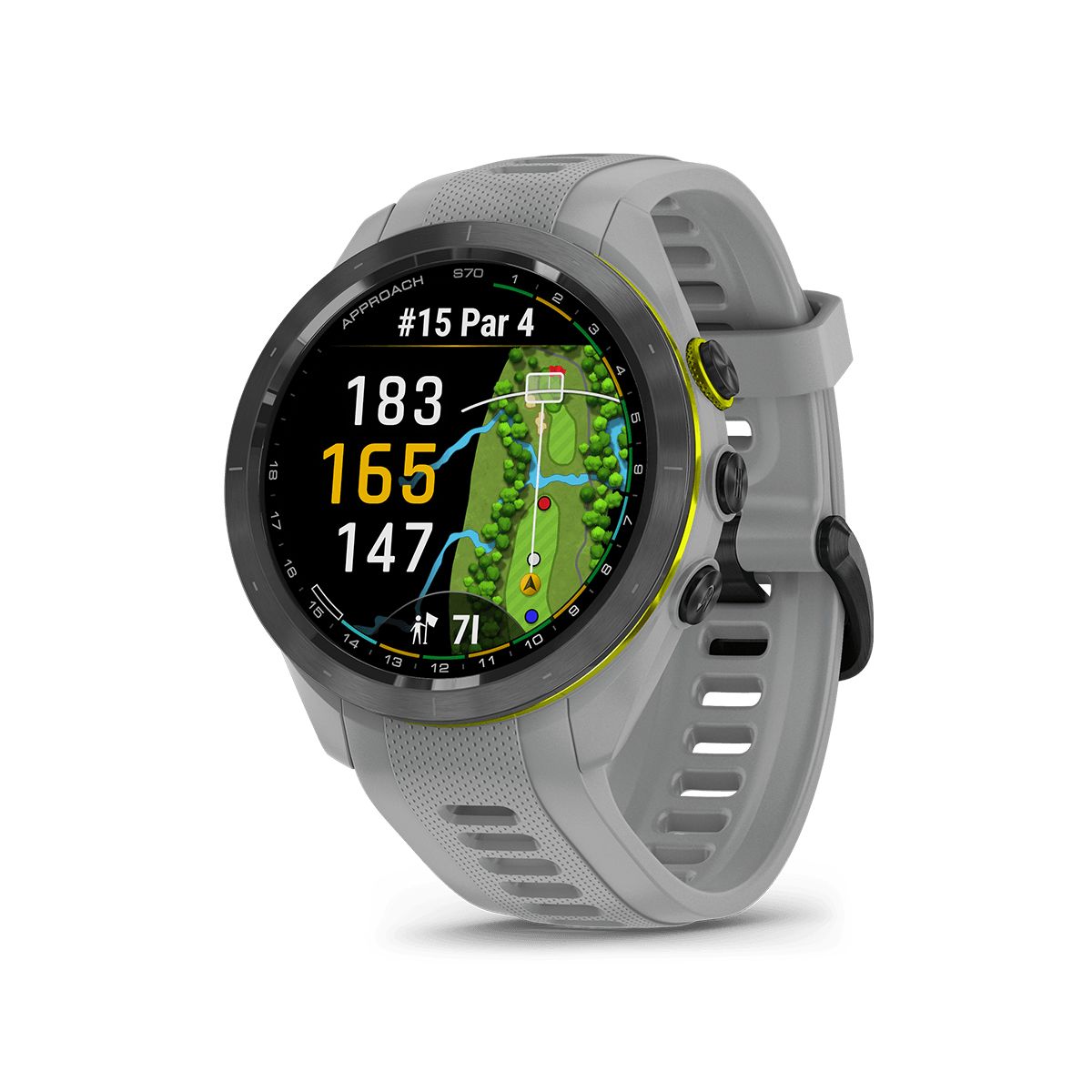 Reloj Garmin ApproachS70 42 mm Banda Silicona Gris Polvo img #1