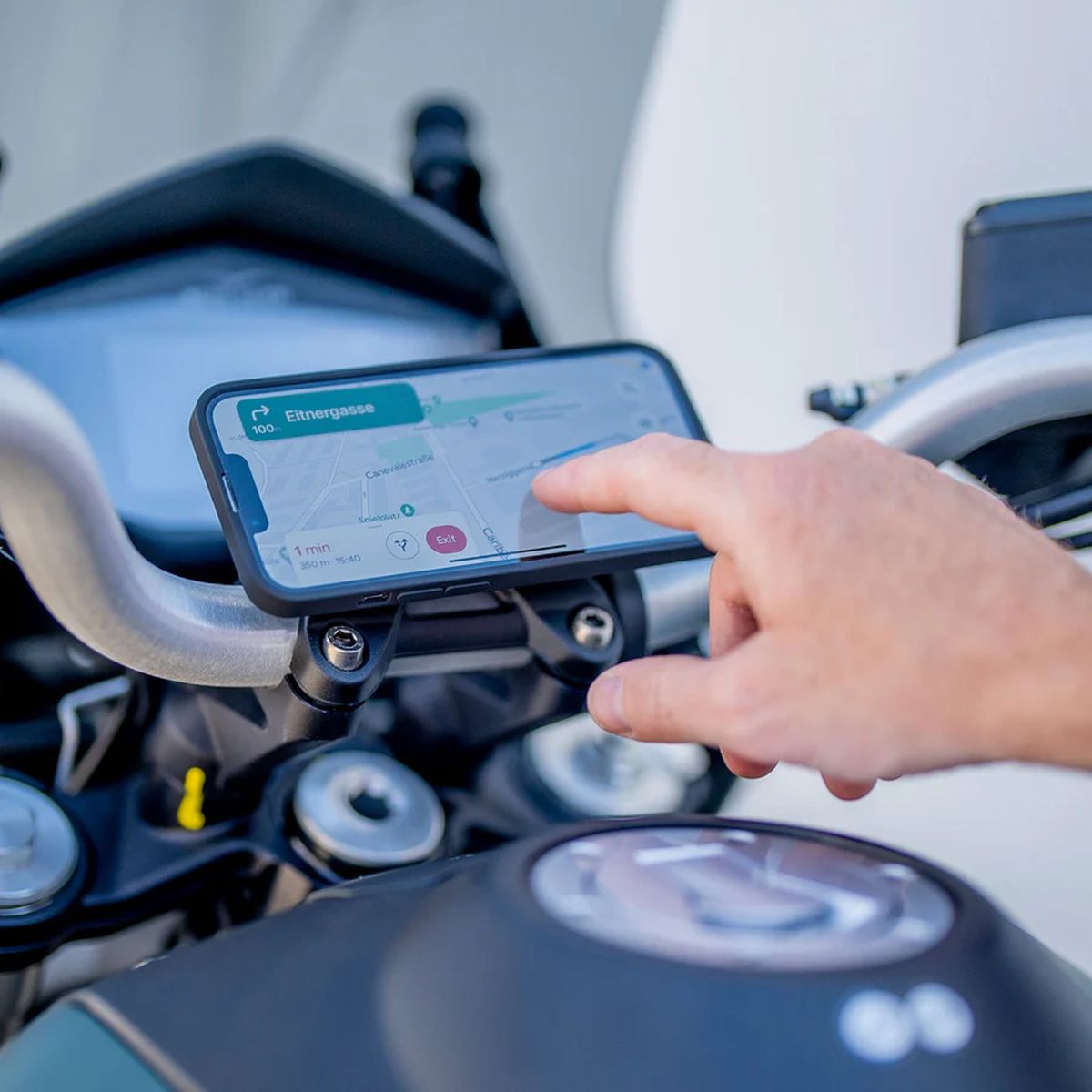 Soporte Sp Connet Celular en Moto Mount LT Negro img #4
