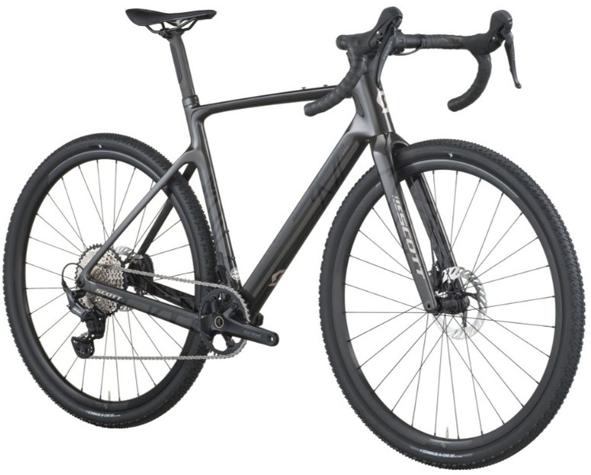 Bicicleta Gravel Scott Addict 30 Carbono GRX 12V Negra img #2