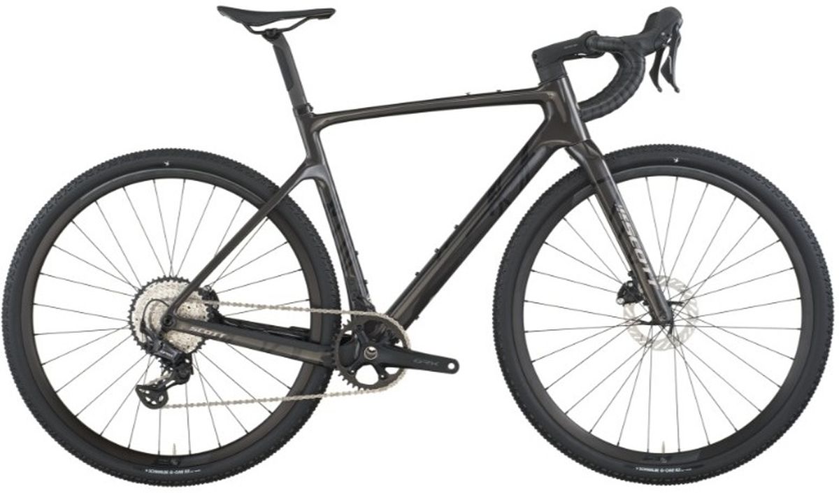 Bicicleta Gravel Scott Addict 30 Carbono GRX 12V Negra img #1
