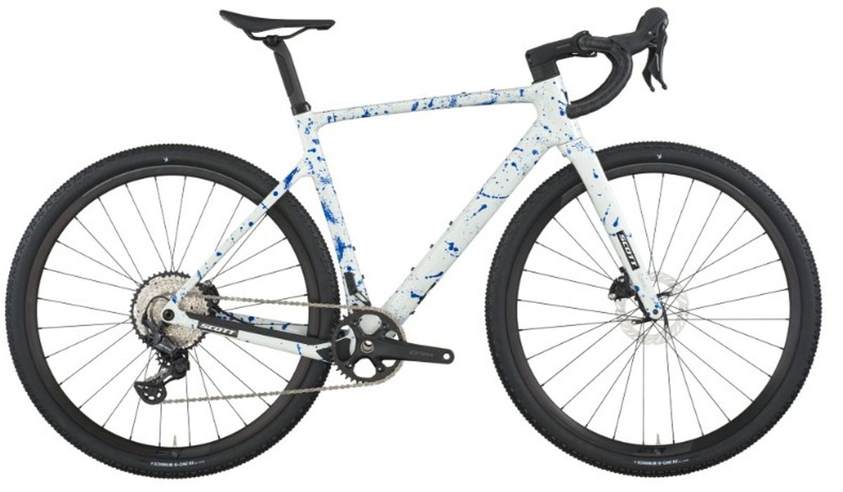 Bicicleta Gravel Scott Addict 30 Carbono GRX 12V Blanca img #1