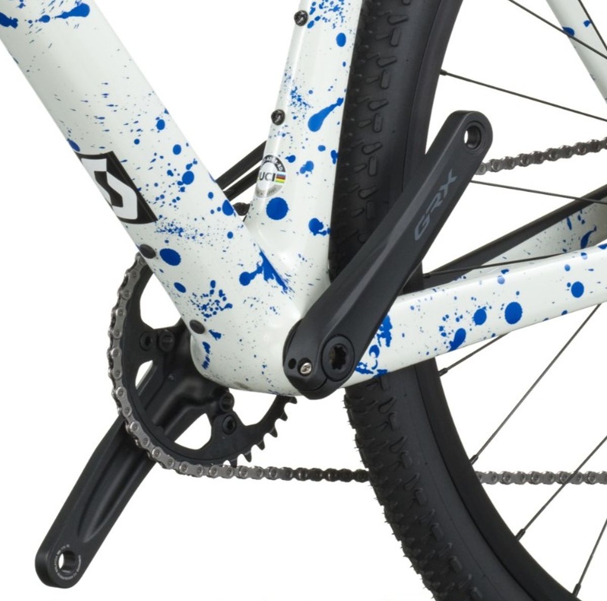 Bicicleta Gravel Scott Addict 30 Carbono GRX 12V Blanca img #6